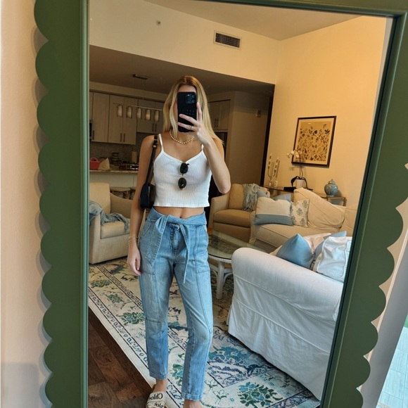 Jonathan Simkhai Tie Front Jeans - Picture 6 of 6